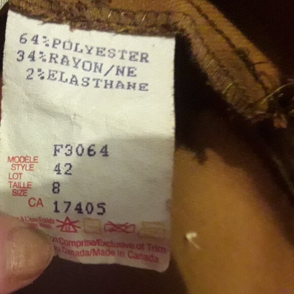 Vintage 80s 1980s Womens Unisex ConradC Western Dress Shirt - Brown Small Medium - Picture 9 of 10